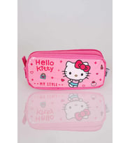 LİSANSLI HELLO KITTY KALEM ÇANTASI (Pembe)