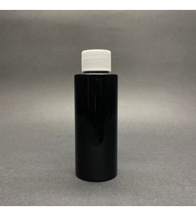 150 cc Siyah Pet Şişe  - Beyaz Contalı Kapaklı- 150ml Kapaklı Plastik Şişe x 10 Adet