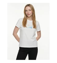 Loft Kısa Kol Ekru Kadın T-Shirt LF2042222