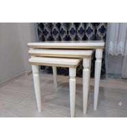 NİVEMESHOME DURU KREM-GOLD 3 LÜ LÜX ZİGON