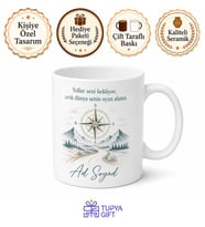 Emekliye Ayrılan Arkadaşa Gezgin Kupa Yılların Emeği Veda Hatırası Hediye Bardak
