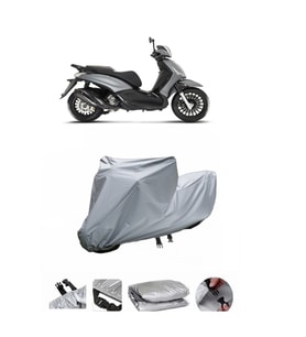 Piaggio Beverly S 400  Gri Motosiklet Brandası ARKA ÇANTA UYUMLU DEĞİLDİR