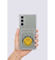 Samsung Galaxy A54 Kartlıklı Gülücük Desenli Kılıf