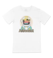 Astronot Uzayda Yazılı Tişört