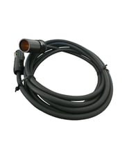 Araç Çakmak Uzatma Kablosu 12-24 Volt 16 Amper 2 X1,5mm TTR Bakır 3 Mt-Siyah