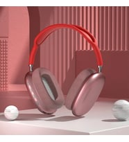 Yeni P9air Max Kablosuz Bluetooth Kulaklık Gürültü Önleyici Mikrofon Bakla Kırmızı