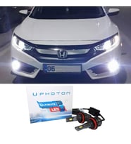 Honda Civic FC5 Led Xenon Kısa Far Ampulü H11 Ultimate 9500 Lumens Yeni Seri Beyaz