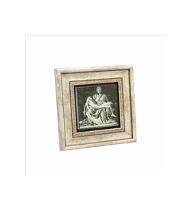 Pietà (Michelangelo, 1498) Baskılı Taş Tablo 20x20
