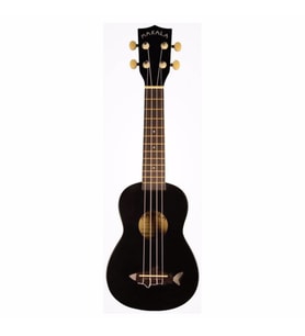 Kala Makala Shark Soprano Ukulele (Siyah)