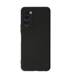 Tecno Camon 18 Kılıf Nano İçi Kadife Silikon - Siyah