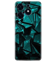 Tecno Spark 10 Pro Kılıf Resimli Desenli Baskılı Silikon Green Prizmas 1348