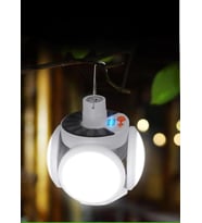 Trendpoint Solar Usb Sarjlı 5 Kanatlı Güneş Enerjili Bahçe Aydınlatma Led Askılı Pratik Kamp Lamba