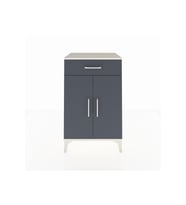 Hyperion Komodin 2 Raflı Tek Çekmeceli 2 Kapaklı 60x44x96 Aytaşı-Antrasit