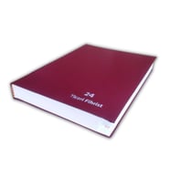 Fihrist Ticari 24'lü 16x23 Bordo Cilt Bezli 1 Adet Artlantis Ticari Firhist Bordo 16*23