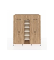 Kronos Dolap 18 Raflı 9 Kapaklı 220x59x243 Çam-Çam/Aytaşı