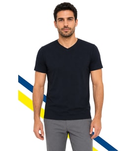 Fenerbahçe Orijinal Lisanslı Erkek Club Nakış Lacivert T-shirt