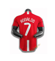 2008 Şampiyonlar Ligi Moscova Finali Manchester United Kısa Kol Ronaldo Forması