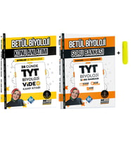 Betül Biyoloji Konu Anlatımı Ve Soru Bankası 28 Günde TYT Biyoloji Kr Akademi Yayınları