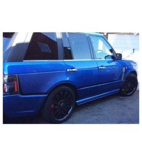 Range Rover Uyumlu Vogue 2002-2012 L322 Cam Çıtası Paslanmaz Çelik Krom