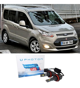 Ford Connect Led Xenon Sis Farı Ampulü H11 Ultimate 9500 Lumens Yeni Seri Beyaz 2014+