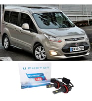 Ford Connect Led Xenon Sis Farı Ampulü H11 Ultimate 9500 Lumens Yeni Seri Beyaz 2014+