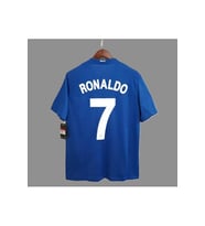Cristiano Ronaldo 2008-09 Sezonu Efsane Yetişkin Kısa Kollu Forması (Mavi)