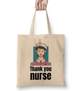 Nurse Day Bez Çanta Uzun Saplı