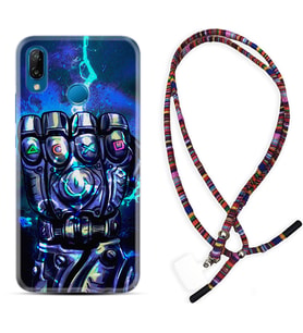 Huawei P20 Lite Mate 10 20 Lite Pro P40 Lite KılıfBoyun Asklı Rasta Silikon Thunder Play 1760