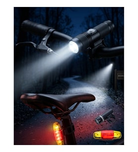 Bisiklet LED Far ve Stop Lambası Seti Ön Arka Güvenlik Işığı