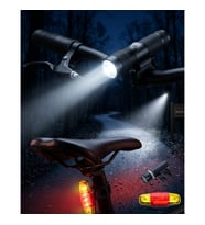 Bisiklet LED Far ve Stop Lambası Seti Ön Arka Güvenlik Işığı