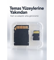MicroSD Hafıza Kartı 16 GB Adaptörlü Set