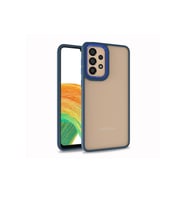 Samsung Galaxy A33 5G Uyumlu Kılıf Zore Flora Kapak (Mavi)