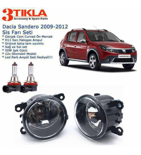 Dacia Sandero 2009-2012 Sis Farı Set Oem: 8200074008