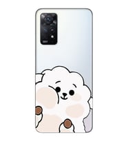 Redmi Note 11 Pro Uyumlu Sevimli Karakter Tasarımlı Şeffaf Telefon Kılıfı