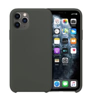 Buff iPhone 11 Pro Max ile Uyumlu Rubber Fit Kılıf Dark Olive (Zeytin Yeşili)