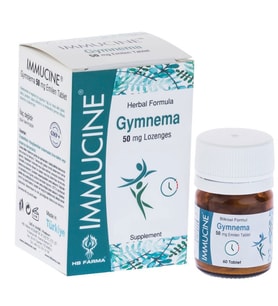 Immucine Gymnema 50mg 60 Lozenges Tablet
