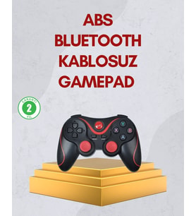 Ergonomik Tasarımlı Kablosuz Bluetooth Gamepad Titreşimli