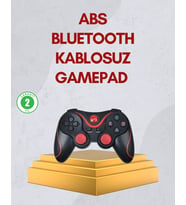 Ergonomik Tasarımlı Kablosuz Bluetooth Gamepad Titreşimli