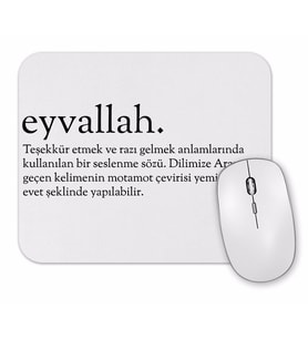 Eyvallah Kelime Mouse Pad