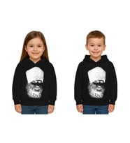 Unisex Ay Yıldızlı 19 Mayıs 29 Ekim 23 Nisan 10 Kasım Atatürk Çocuk Kapüşonlu Sweatshirt (Siyah)