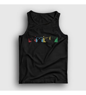 Presmono Unisex Siyah Four Colors Gorillaz Atlet 54592tt