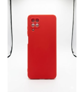 Samsung Galaxy A 12 Kırmızı Silikon Kılıf Modeli