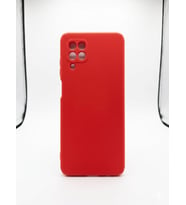 Samsung Galaxy A 12 Kırmızı Silikon Kılıf Modeli