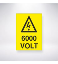 6000 Volt 21x28 Arkası Yapışkanlı Levha
