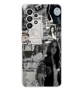Samsung Galaxy A33 Uyumlu Lana Del Rey Desenli Şeffaf Telefon Kılıfı