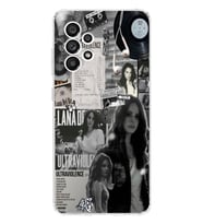 Samsung Galaxy A33 Uyumlu Lana Del Rey Desenli Şeffaf Telefon Kılıfı
