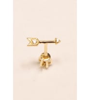 14 Ayar Altın Piercing Tragus Küpe