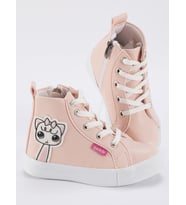 Kedicik Pembe Kız Çocuk Sneakers Spor Ayakkabı