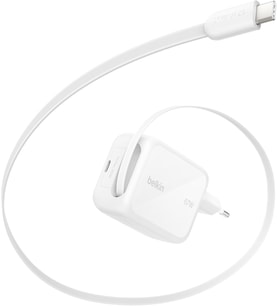 Belkin Usb-C Şarj Fişi 67 W, 1 M Geri Çekilebilir Usb-C Kablo, Usb C Bağlantı Noktası, Gan Iphone Şa
