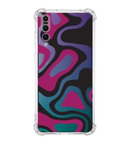 Huawei P20 Pro  Köşe Korumalı Antişok Kapak Renkli Desen Tasarımlı Şeffaf  Kılıf